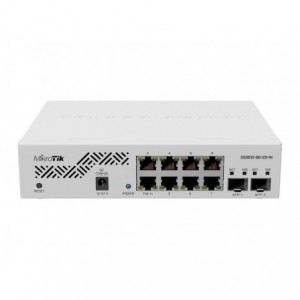 MikroTik SwOS Cloud Switch 8 Port Gigabit 2SFP+ PoE Input