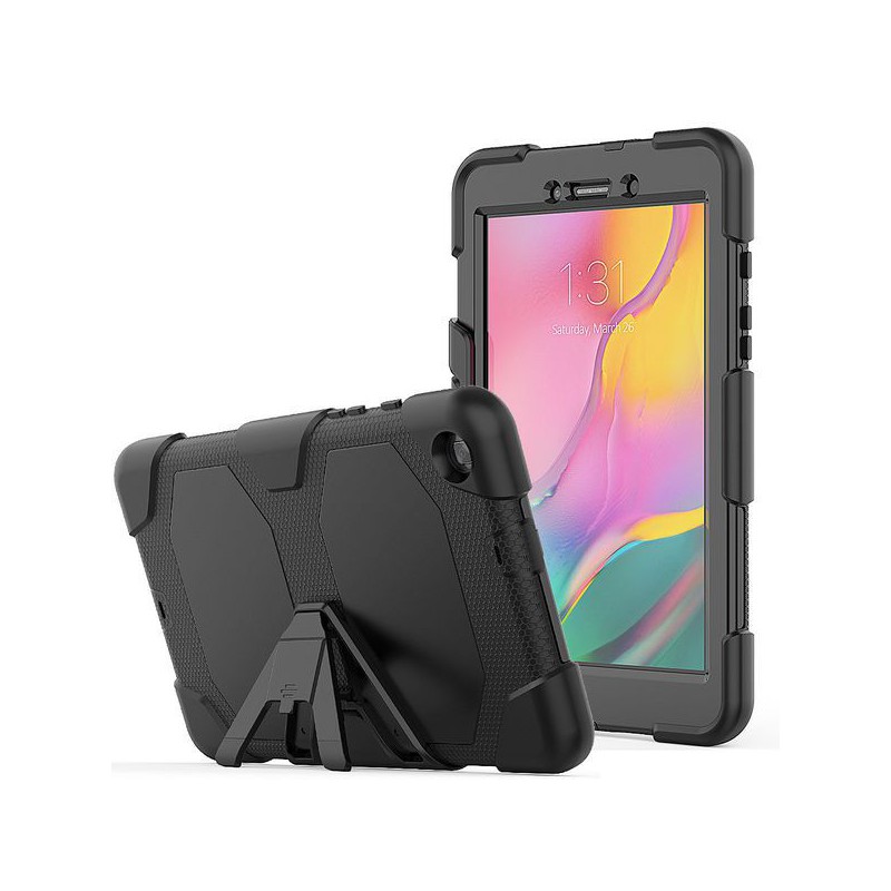 Tuff-Luv Survivor Rugged Armour Case for Samsung Galaxy Tab A 8.0 - Black