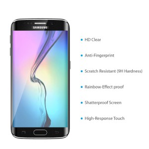 Tempered Glass Screen Protector for Samsung Galaxy S6 Edge