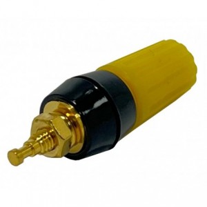 4mm Banana Socket Yellow Gold Plated K2051-YL