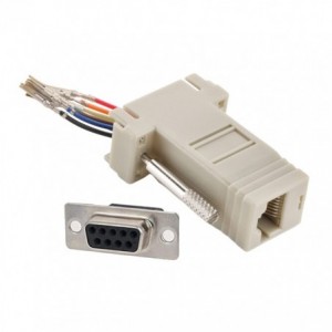 RJ45 to 9-Way D-Sub Female Adapter RJ45-09F