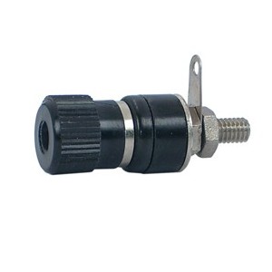 4mm Banana Socket Black Tag K203B-BK