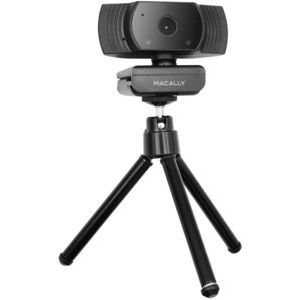 Macally Full HD 080p USB-A Webcam With Tripod - Black