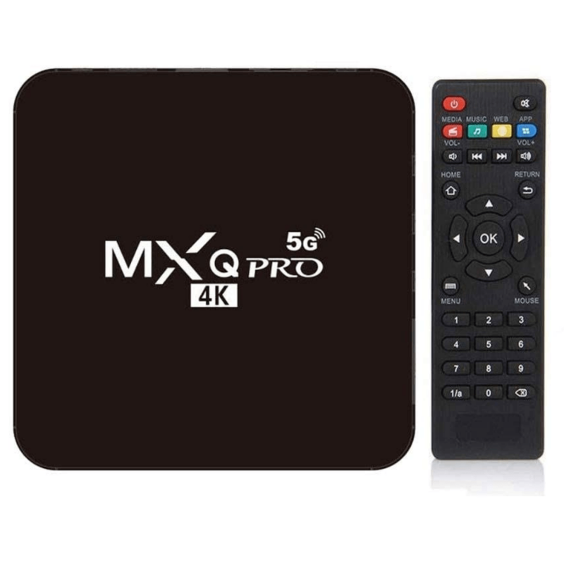 Mxq Pro 4k 5g S905w Smart Tv Box Android Media Player Streamer 4 X Usb Remote Control