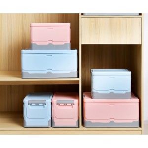 Foldable Storage Clip Boxes - Small - Pink