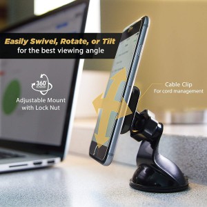 SCOSCHE MAGKIT MagicMount Universal Magnetic Dash Suction Cup Mount for the Car
