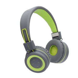 SonicGear Earpump Studio V Bluetooth Headphones - Grey/Lime Green