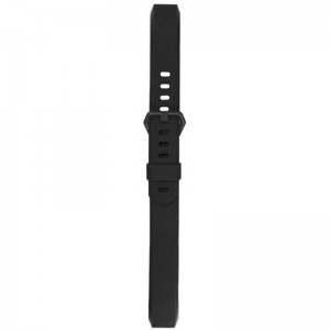 Fitbit Alta Silicon Band - Adjustable Replacement Strap with buckle - Black