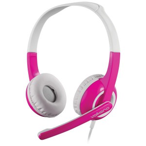 Volkano Kids Chat Junior Series Headset with Mic - Pink