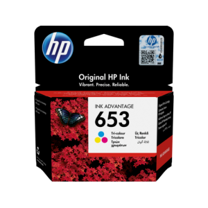 HP 653 Tri-color Original Ink Advantage Cartridge
