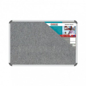 Bulletin Board Ribbed Aluminium Frame (900x600mm - Laurel)
