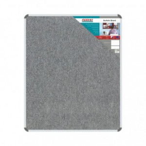 Bulletin Board Ribbed Aluminium Frame (1200x1000mm - Laurel)