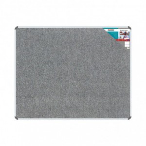 Bulletin Board Ribbed Aluminium Frame (1500x1200mm - Laurel)
