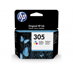 HP 305 Tri-color Original Ink Cartridge