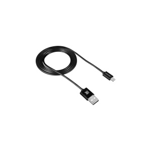 Canyon Apple 8-pin iPhone and iPad Charge and Sync Cable - Black