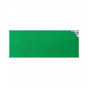 Bulletin Board Ribbed Aluminium Frame (3000x1200mm - Palm)