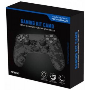 Nitho PS4 Gaming Kit Camo Set of Enhancers for PS4 Controllers