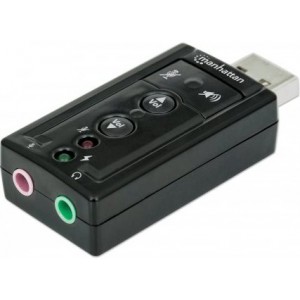 Manhattan Hi Speed USB 3D 7.1 Sound Adapter