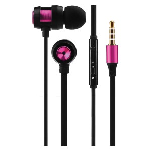 Volkano Alloy Series Metal Earphones - Purple