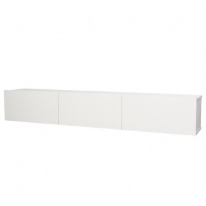 Damla Floating TV Stand - White