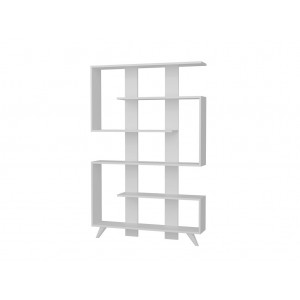Homemark Rain 6-Tier Bookcase - White