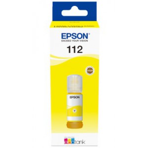 Epson - 112 EcoTank Pigment Yellow Ink Bottle