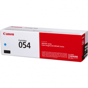 Canon 054 Cyan Toner Cartridge (LBP 61x Series LBP620 Series MF640 Series)