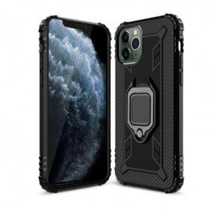 Tuff-Luv Rugged Armour  Shield Case &amp; Stand for Apple iPhone 12 &amp; Pro - Black