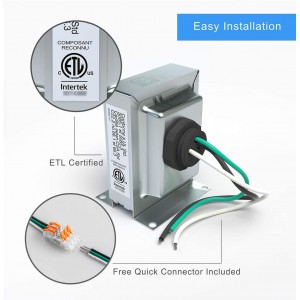 Doorbell Transformer 16V 10VA Hardwired Door Chime Transformer