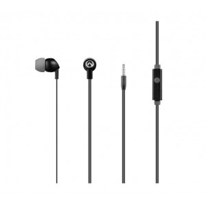 Amplify Vibe Series Earphones with Mic - Black and Grey