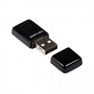 TP-LINK TL-WN823N Wireless N300 Mini USB Adapter  300Mbps  w/WPS Button  IEEE 802.1b/g/n  WEP/WPA/WPA2