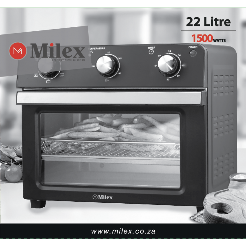 Milex 22L Manual Air Fryer Oven GeeWiz