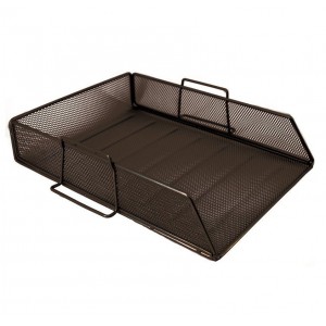 SDS M705 Wire Mesh Single Document Tray - Black
