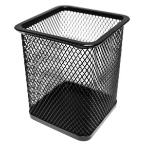 SDS M105 Wire Mesh Metal Pen Holder - Black