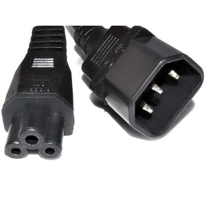Male IEC to Clover Cable 1.8m