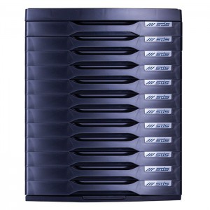 SDS - 12 Drawer Filing System - Charcoal