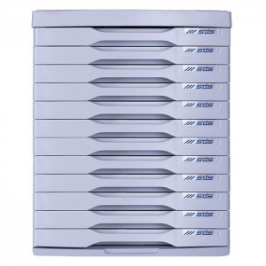 SDS - 12 Drawer Filing System - Egg Shell