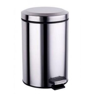 SDS Stainless Steel Pedal Waste Bin - 12 Litre