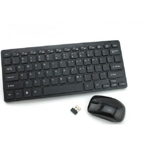 Tuff-Luv Wireless Bluetooth Keyboard &amp; Mouse – Slim  - Black (5055261885021)