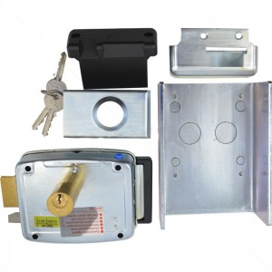 CISA Electric Rim Gate Lock Outward Open LHS no Push Button 12VAC