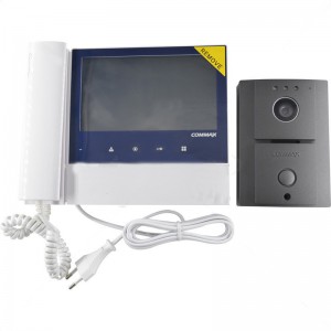Commax Col 7" LED Touch Button Video Kit CDV-70N/DRC-4L