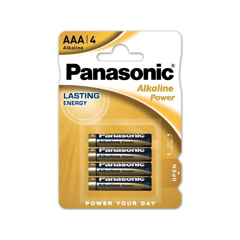 Panasonic Alkaline Power AAA Batteries 4-Pack (12x 4 Packs Minimum ...