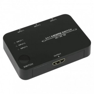 HDCVT HDMI 3 x 1 Switch – Black