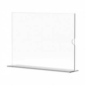 Menu Holder Acrylic Double Sided - A4 Landscape - Box 5