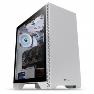 Thermaltake S300 Tempered Glass Snow Edition Mid Tower Chassis