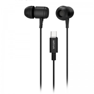 ASTRUM In-Ear Earphone USB-C DAC 1.2M (EB510) - Black