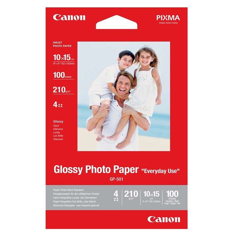 Canon GP-501 4 x 6 100 SH Photo Glossy Paper
