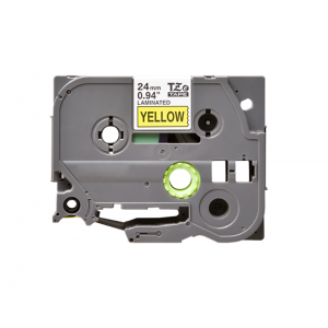 Compatible Brother TZE 651 Black on Yellow Labelling Tape – 24mm Black on Yellow 8m