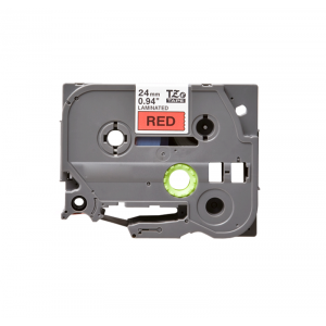 Compatible BROTHER TZE-451 Black on Red Labelling Tape – 24mm Black on Red 8m