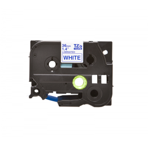 Compatible Brother TZE 263 Blue on White Labelling Tape – 36mm Blue on White 8m